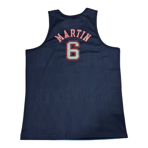Mitchell & Ness SLAM Kenyon Martin Jersey New Jersey Nets Tank Top Small New - Picture 4 of 4